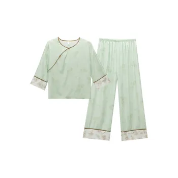 Shanghai Story Pajama Set Women's Celadon Green