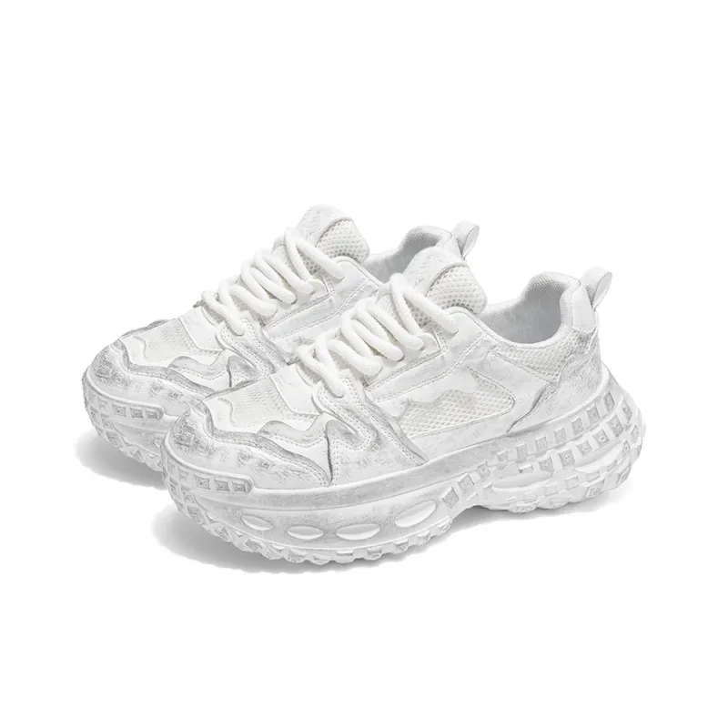 OUGLEMEN Low-Top Chunky Sneakers Men's Box Included-8