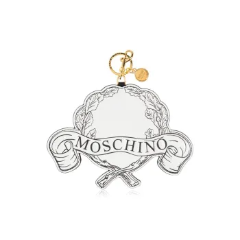 MOSCHINO Logo Charm Keyring