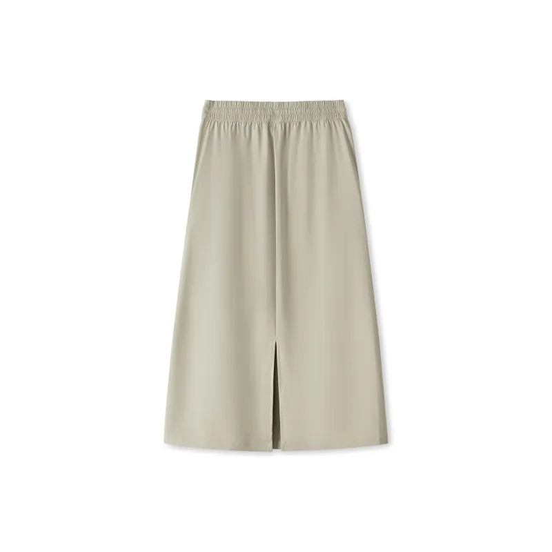 Skechers Casual Long Skirts Women's Rock Beige-1