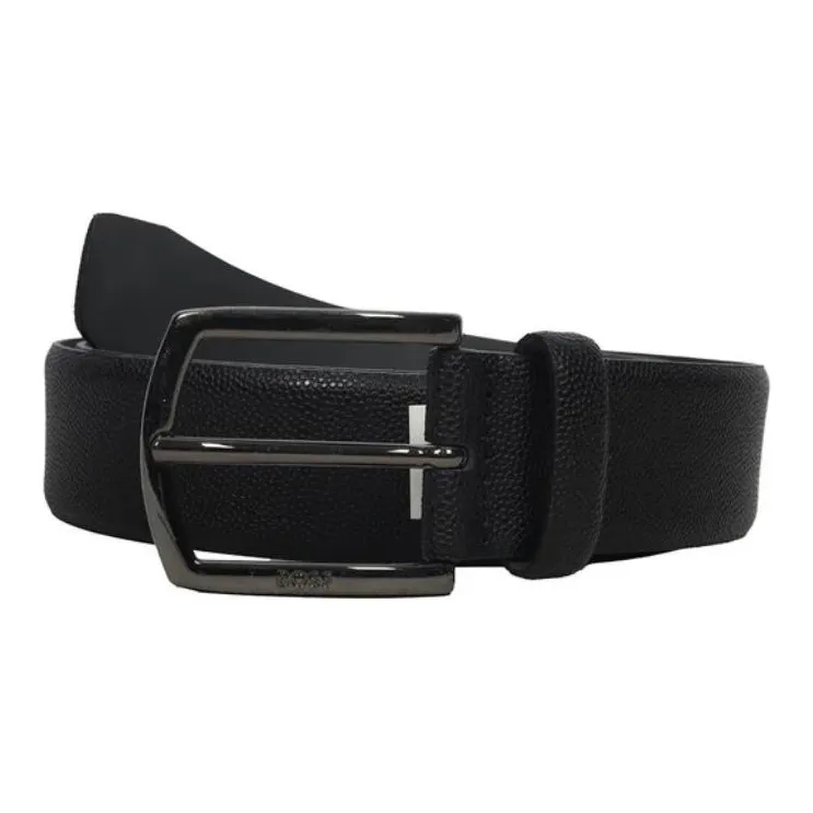 HUGO BOSS Logo plaque Leather Belt-1