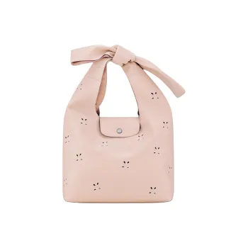 LONGCHAMP Le Pliage Xtra Cow Leather Handbag Tubas Women's Pink