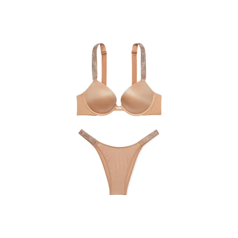 Victoria's Secret Underwear Set Women's Brown-0