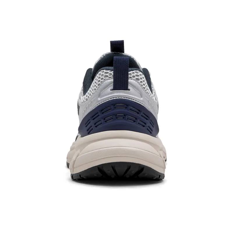 Dickies Durable Breathable Coverage Low-Top Chunky Sneakers Men's Silver Gray Blue-3