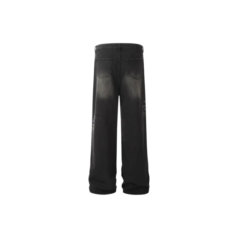 Vine Color Jeans Unisex Black-1
