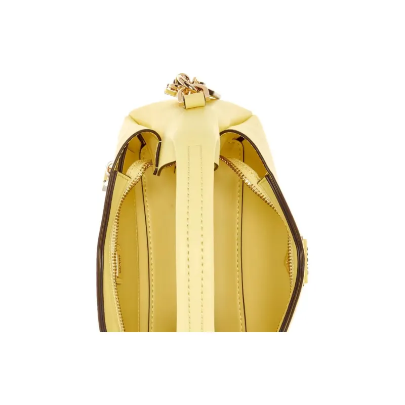 GUESS Artificial Leather Shoulder Bag Crossbody Bag Small Size Women's Yellow-3
