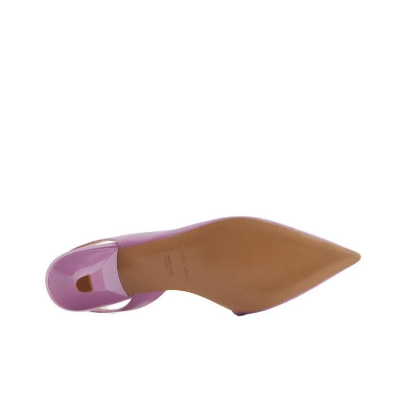 EMPORIO ARMANI Slim Heel High Heels 3.5cm Women's Purple-5