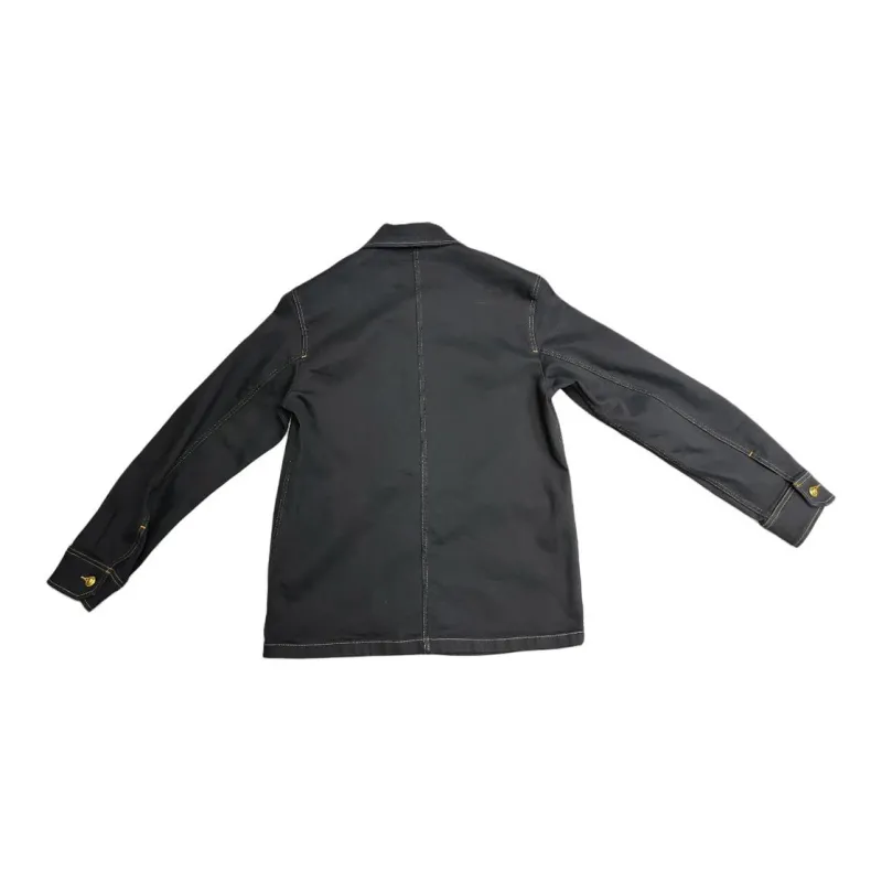 FANSIZHE Denim Jacket Men's Black-1