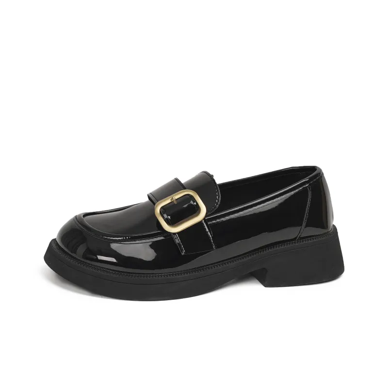 LXVB Loafers Women's Black Matte/Black Glossy-1