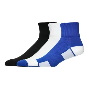 Asics RUNNING QUARTER 3P Ankle Socks Unisex 3 Pack Multicolor