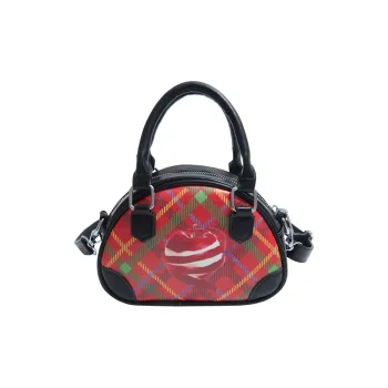ResNonverba PU Crossbody Handbags Women's Black/Silver