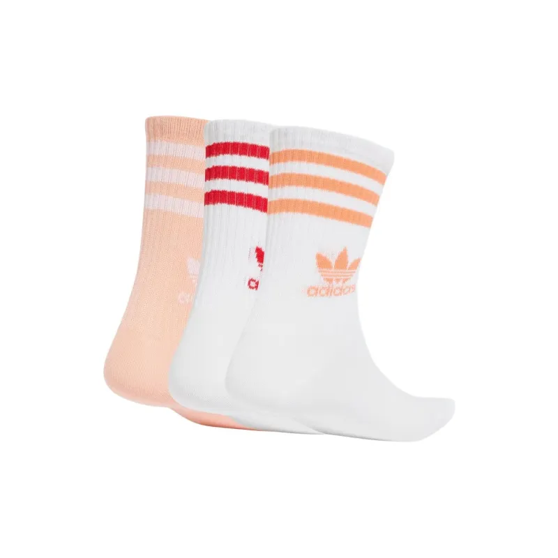 Adidas Originals Mid Cut Crew Socks 3 Pairs-1