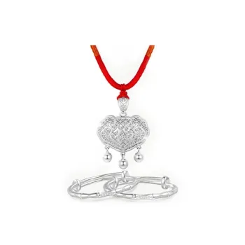 SHARK BABY S999 Fine Silver Cloth Rope Necklaces Women's