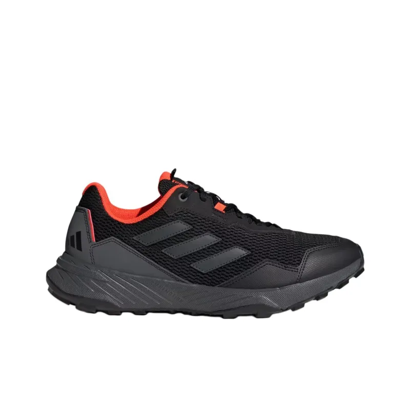 Adidas Tracefinder Trail Breathable Support Low Top Trail Running Shoes Men's Black-2