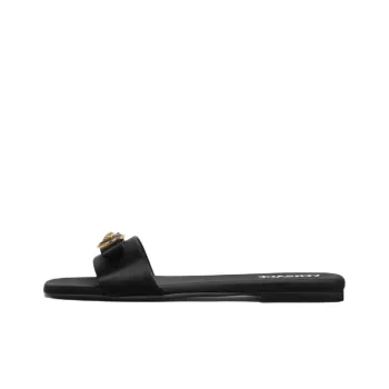 FANSIZHE Gianni Abrasion Resistant Slide Slippers Women's Black