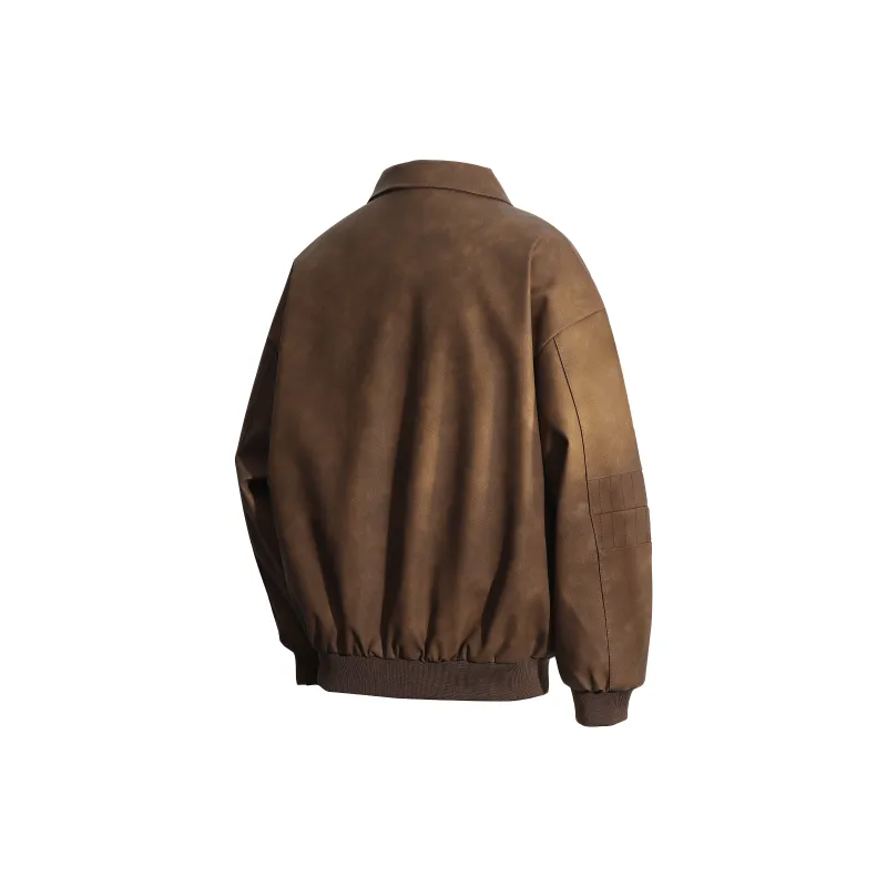 LIVINGTOWN Leather Jacket Unisex-5