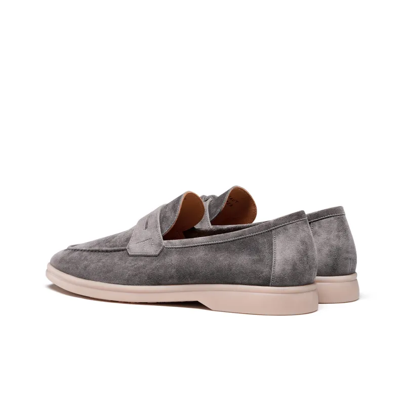TRUFFAUT Soft Sole Breathable Fringe Slip on Loafers Men's-14