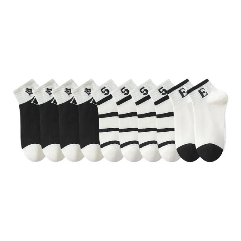 Cotton Gene Ankle Socks Women's 10 Pack-6