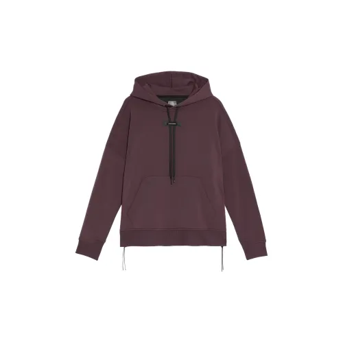 On Hoodie Sweatshirt Women's Dark Purple Red