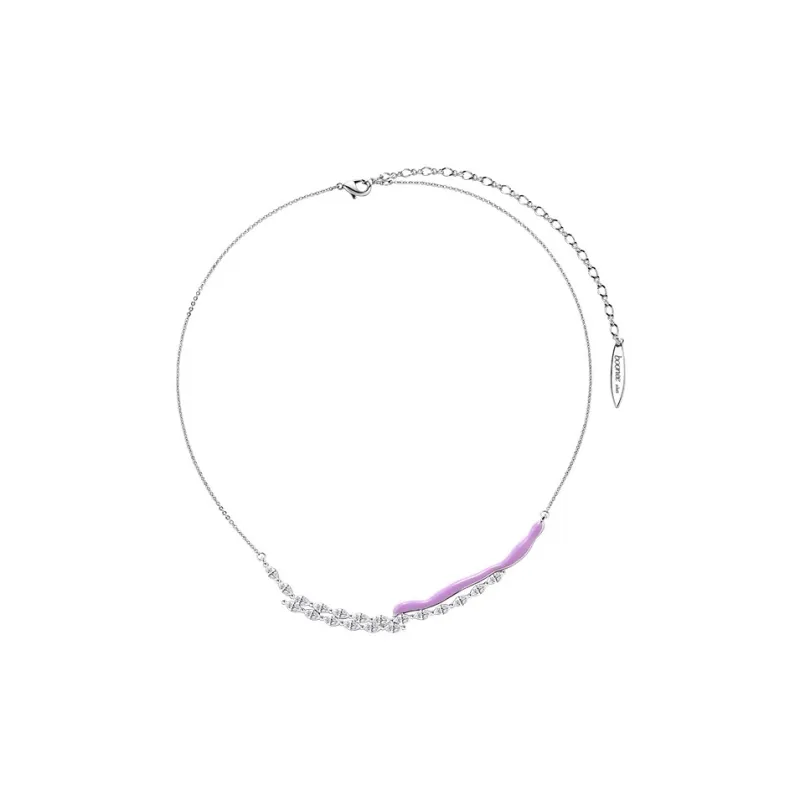 BOONEE ALUS White Gold Plated Copper Necklaces Women's-0