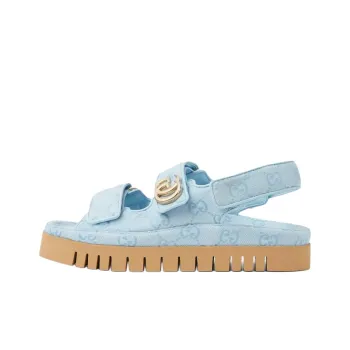 GUCCI Strap Sandals Women's Blue