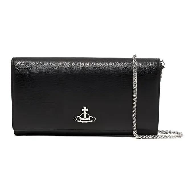 Vivienne Westwood Jordan Leather Wallet Men's Black-0