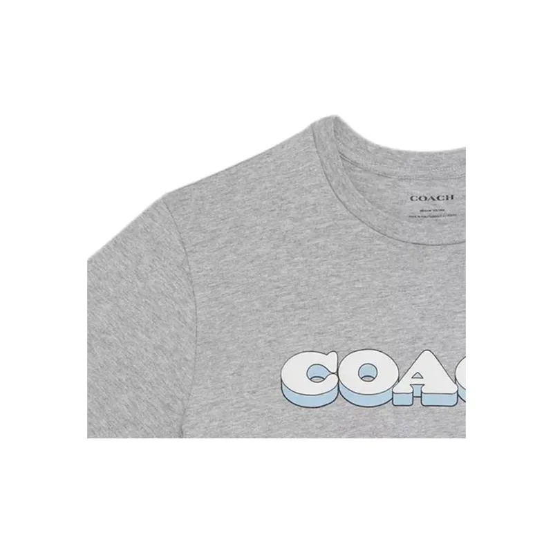 COACH T Shirts Men Gray-2