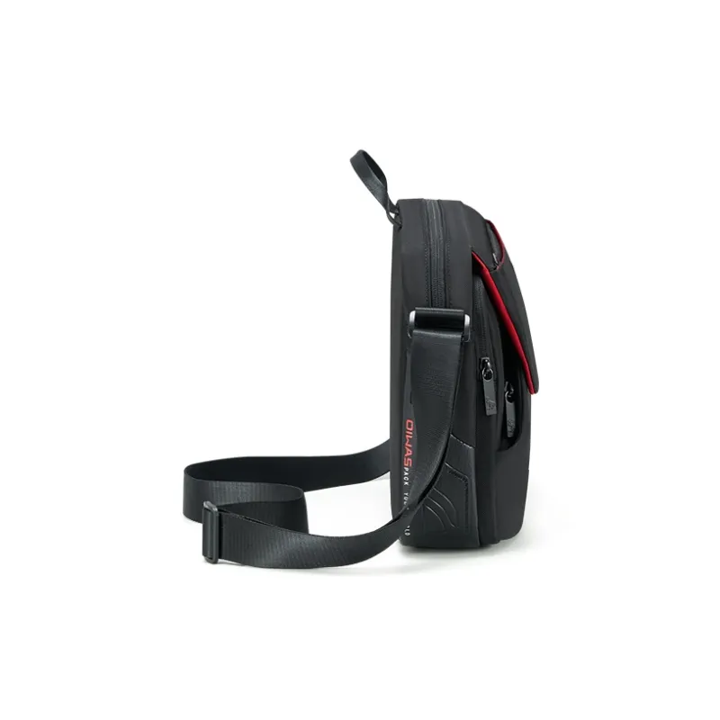 OIWAS National Geographic Fabric Computer One Shoulder Handbag Regular Unisex Black-3