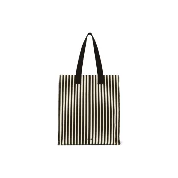MSGM Striped Top Handle Bag