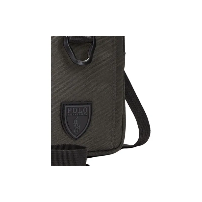 Polo Ralph Lauren Canvas Bag Cell Phone Pouch Men's Brown Green-4