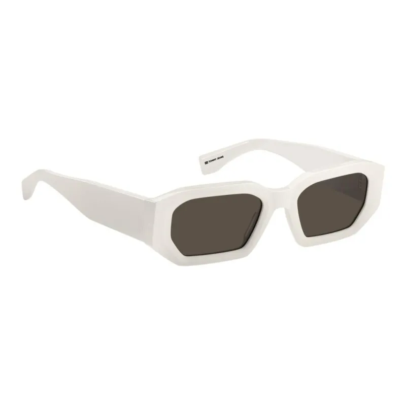 Tommy Hilfiger Eco Acetate Irregular Shape Sunglasses Unisex White-2