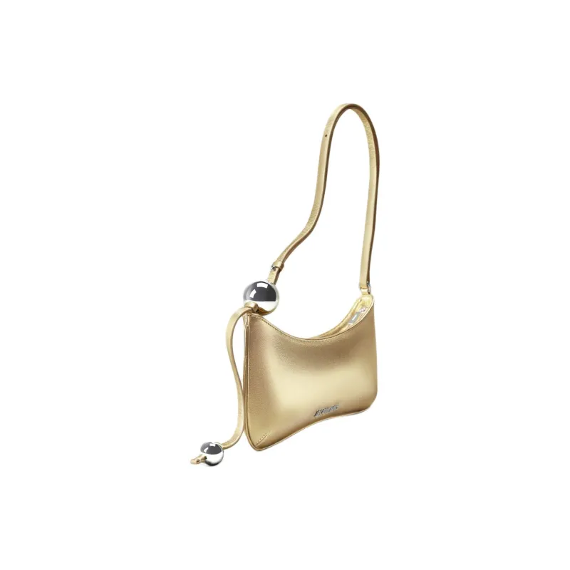 Jacquemus Polyurethane Shoulder Bag Women's Gold-1