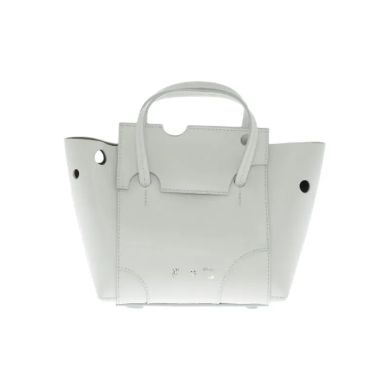 OFF-WHITE LH Tote Bag Shopping Bag Shoulder Bag Handbag Women's Light Blue-0