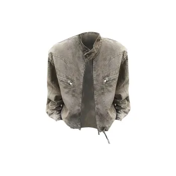 FOREVER 21 Denim Jacket Unisex Gray