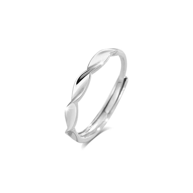 BLANK IN BLANK Sterling Silver Rings Unisex-10