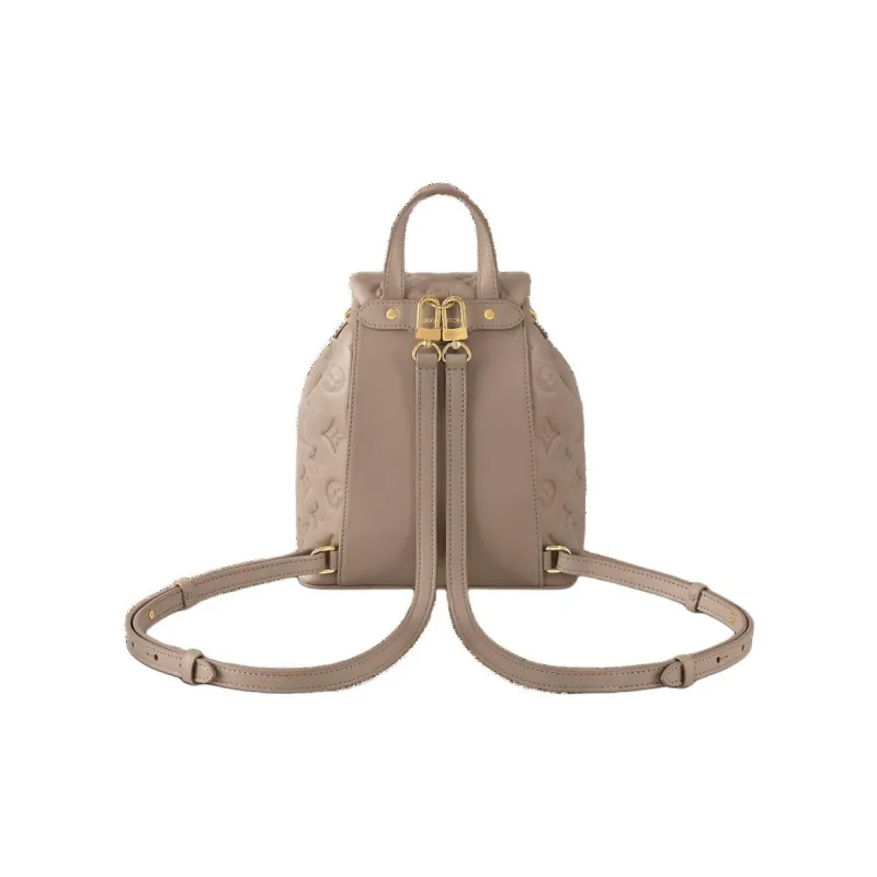LOUIS VUITTON Coussin Lambskin Backpack Small Size Women's Khaki-2