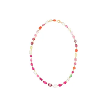 Irene Neuwirth 18kt Yellow Gold Gemmy Gem Multi stone Necklace