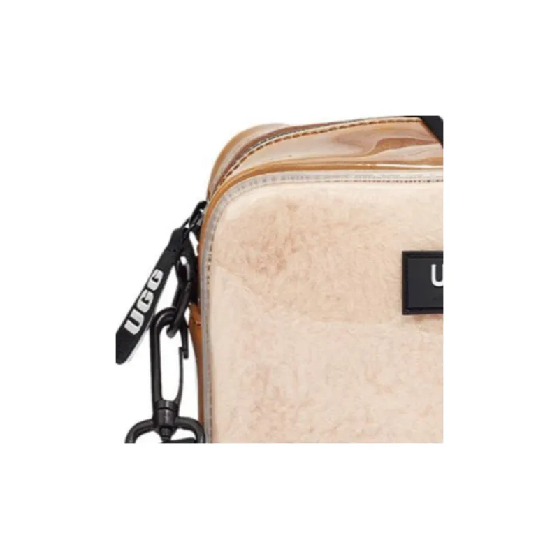 UGG Sheepskin Small Square Bag Crossbody Bag Shoulder Bag Women's Natural-4