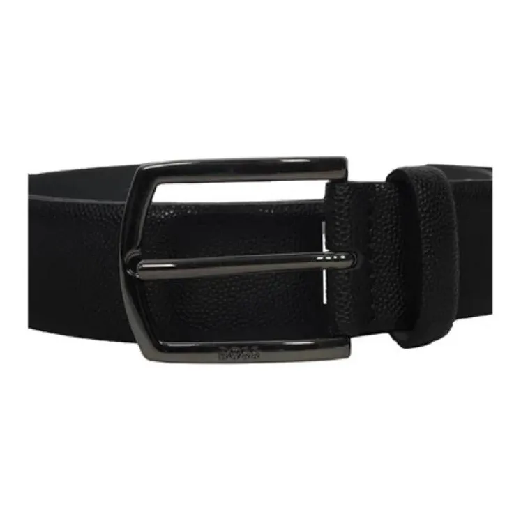 HUGO BOSS Logo plaque Leather Belt-3