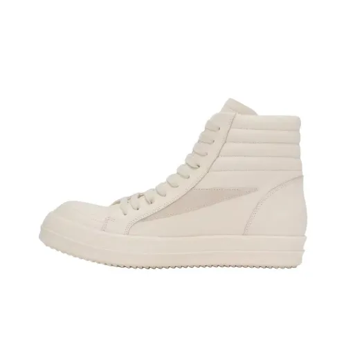 RICK OWENS/RO Porterville High Top Skateboard Shoes Men's White