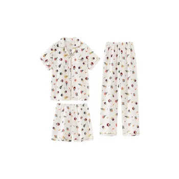 DanceBees Pajama Set Women's Image Color
