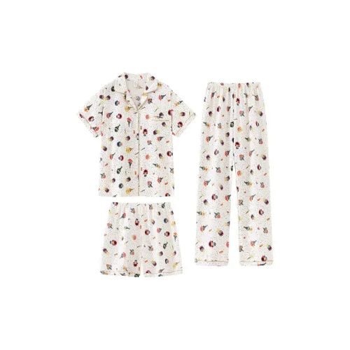 DanceBees Pajama Set Women's Image Color