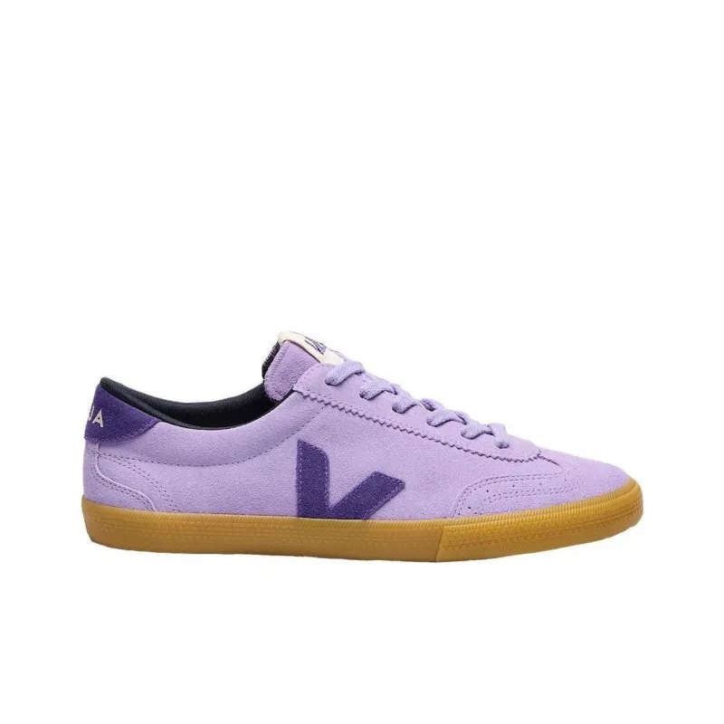 VEJA Volley Low Top Skateboard Shoes Women's Purple-1