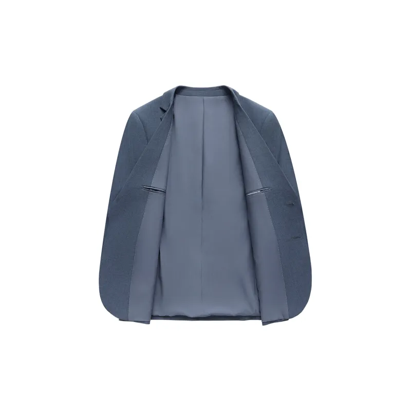 PIERRE CARDIN Business Suit Men's Blue Gray-1