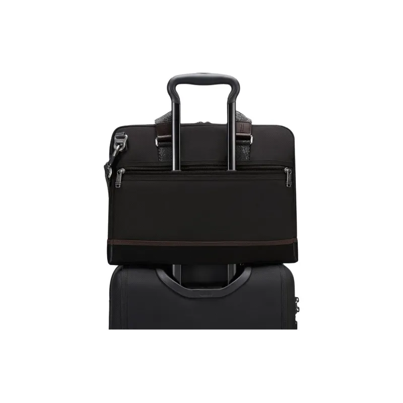 TUMI Nylon Handheld Laptop Bag Briefcase Tubas Men's Walnut-2