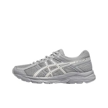 Asics Gel Contend 4 Slip Resistant Low Top Running Shoes Women's Gray