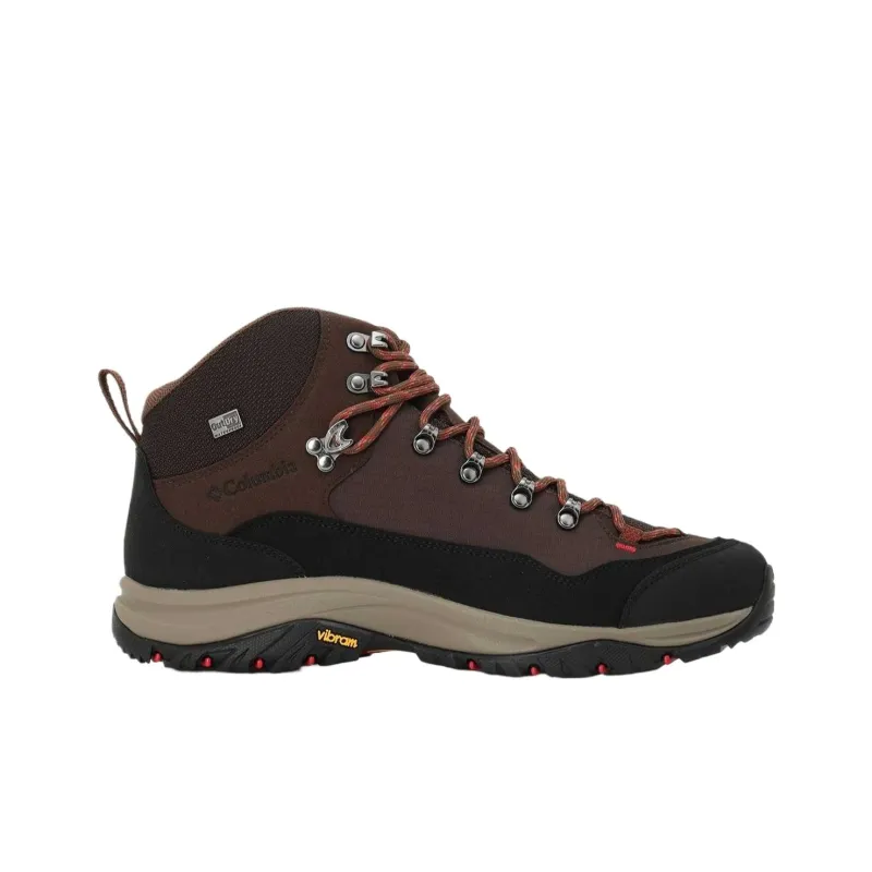Columbia Steens Slip Resistant Mid Top Hiking Shoes Men's Brown-1