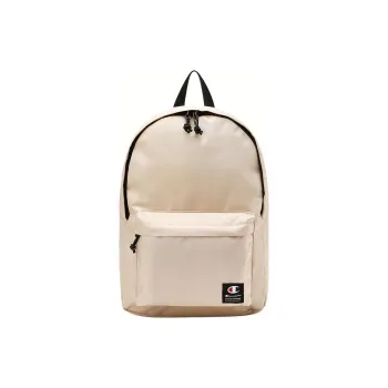 Champion Polyethylene Woven Material With Polyester Backpack Unisex Beige