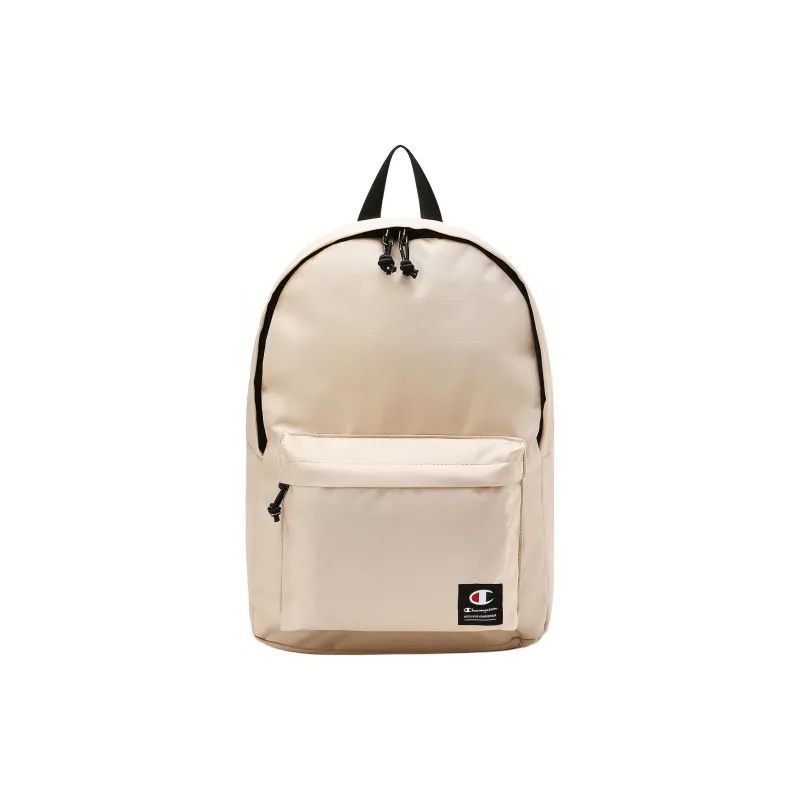 Champion Polyethylene Woven Material With Polyester Backpack Unisex Beige-0