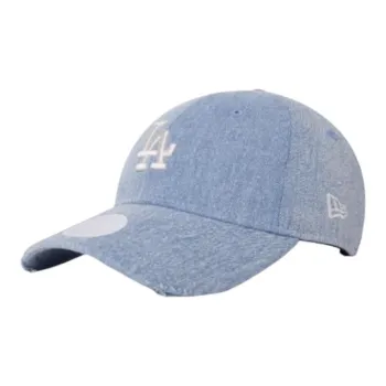 New Era Cotton, Polyester, Regenerated Cellulose Fiber Baseball Caps Women's Blue